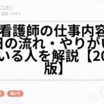 訪問看護師の仕事内容とは？1日の流れ・やりがい・向いている人を解説【2026年版】