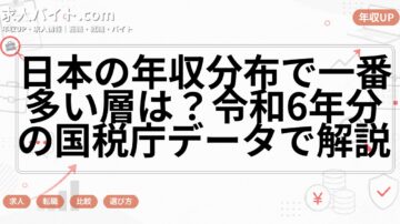 日本の年収分布で一番多い層は？令和6年分の国税庁データで解説